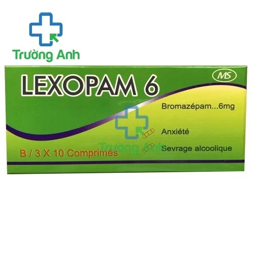 Lexopam 6 - Thuốc điều trị chứng lo âu, mất ngủ hiệu quả