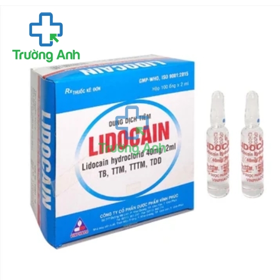 Lidocain 40mg/2ml Vinphaco - Thuốc gây tê tại chỗ hiệu quả 