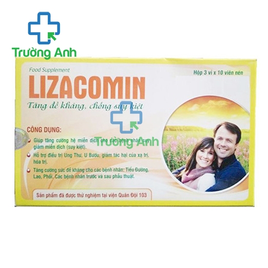 Lizacomin - Hỗ trợ tăng cường sức đề kháng hiệu quả