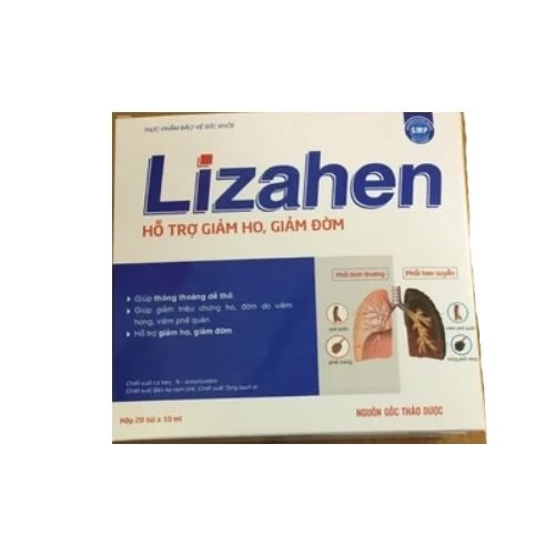 Lizahen - Giúp giảm ho, giảm đờm hiệu quả