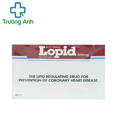 Lopid 600mg - Thuốc trị rối loạn lipid hiệu quả của Thái Lan