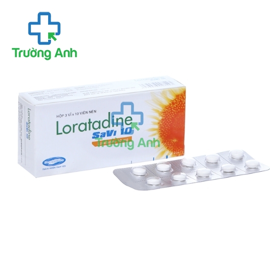 Loratadine SaVi 10 - Thuốc điều trị viêm mũi dị ứng hiệu quả