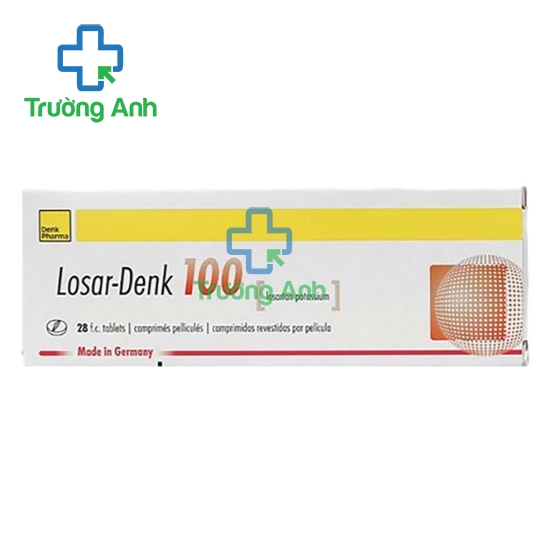 Losar-Denk 100 - Thuốc điều trị tăng huyết áp hiệu quả của Đức