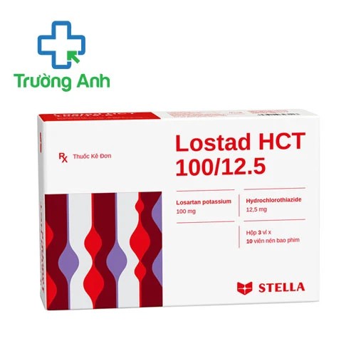 Lostad HCT 100/12.5 - Thuốc điều trị tăng huyết áp