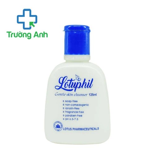 Lotuphil 125ml Lotus - Sữa rửa mặt và sữa tắm toàn thân