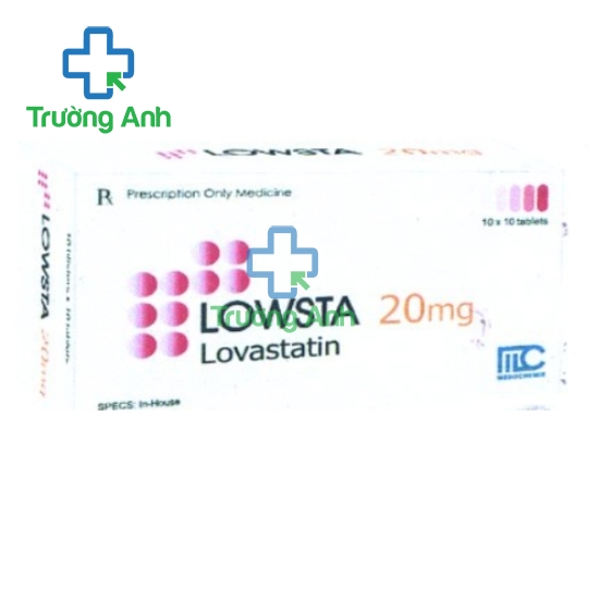 Lowsta 20mg Medochemie - Thuốc phòng ngừa biến cố tim mạch