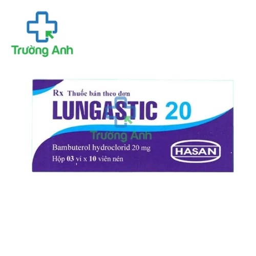 Lungastic 20 - Thuốc điều trị hen suyễn hiệu quả của Hasan
