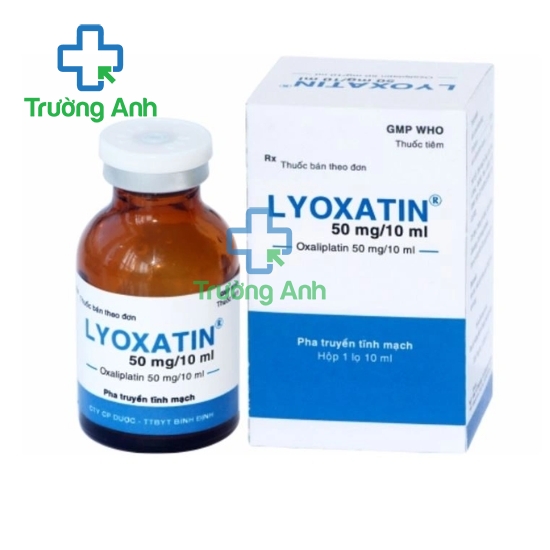 Lyoxatin 50mg/10ml Bidiphar - Thuốc điều trị bệnh ung thư đường tiêu hóa hiệu quả
