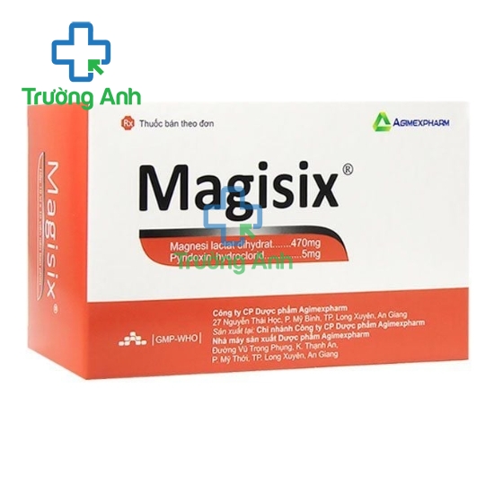 Magisix Agimexpharm - Thuốc điều trị thiếu magnesi nặng