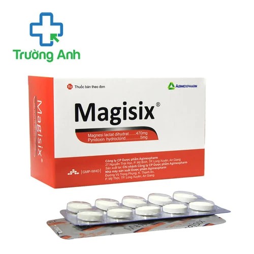 Magisix Agimexpharm - Thuốc điều trị thiếu magnesi nặng