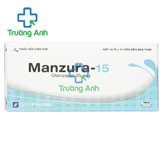 Manzura-15 - Thuốc điều trị tâm thần phân liệt của Davipharm
