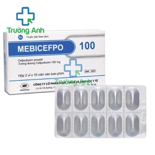 Mebicefpo 100 - Thuốc điều trị nhiễm khuẩn hiệu quả của Mebiphar