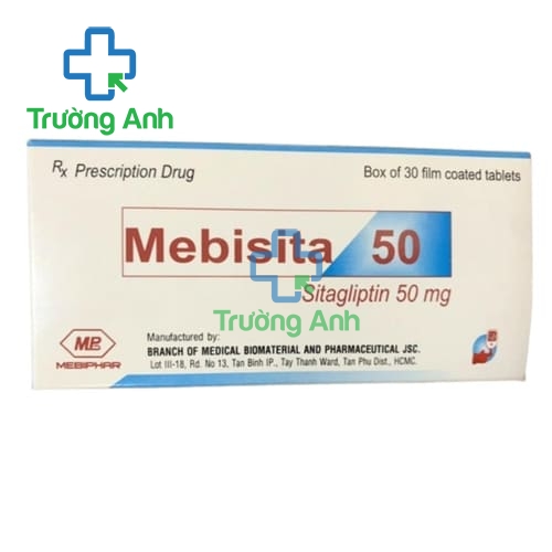 Mebisita 50 Mebiphar - Thuốc điều trị đái tháo đường hiệu quả
