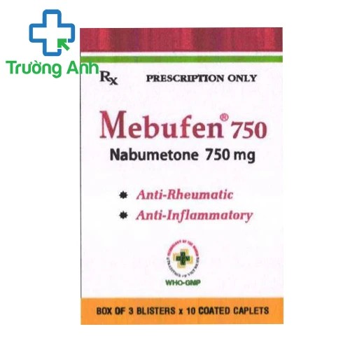 Mebufen 750 - Thuốc điều trị thoái hóa khớp và viêm khớp hiệu quả