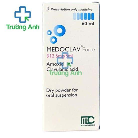 Medoclav Forte 312.5mg/5ml  - Thuốc điều trị nhiễm trùng hiệu quả