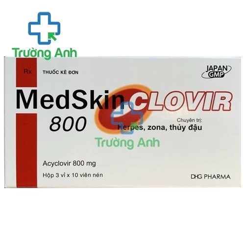 Medskin Clovir 800 DHG Pharma - Thuốc điều trị nhiễm Herpes simplex