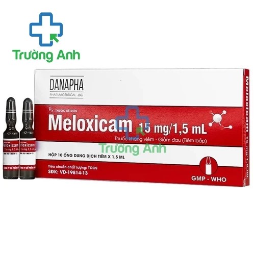 Meloxicam 15mg/1,5 ml Danapha - Thuốc điều trị viêm khớp dạng thấp hiệu quả