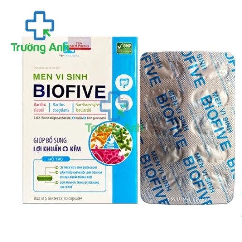 Men vi sinh Biofive TPP-France - Hỗ trợ bổ sung lợi khuẩn cho cơ thể