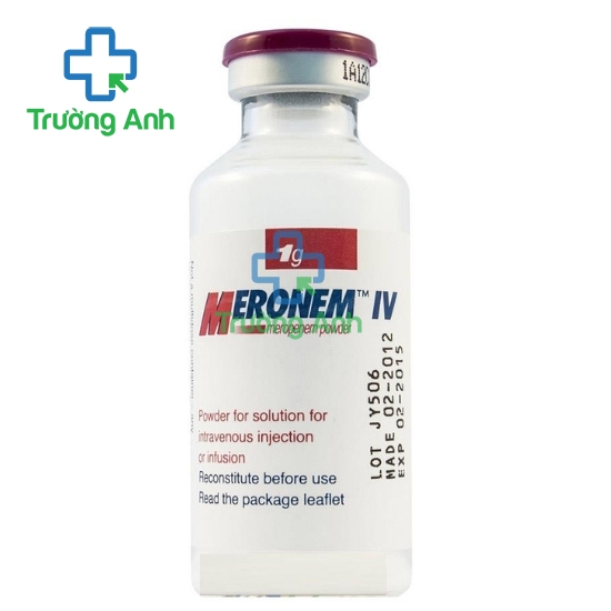 Meronem 1g - Thuốc điều trị viêm, nhiễm khuẩn hiệu quả của Ý