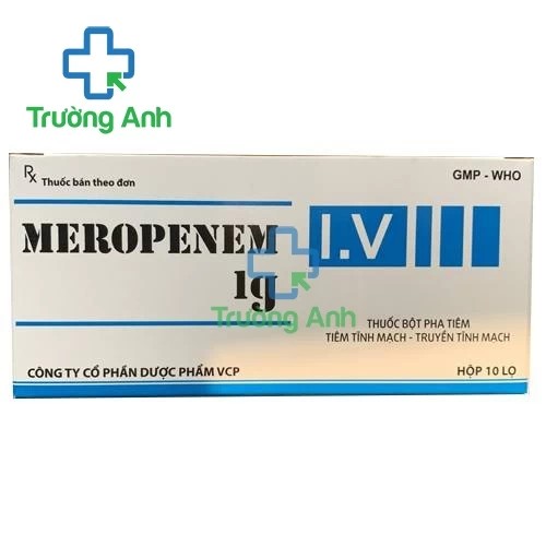 Meropenem 1g VCP - Thuốc điều trị nhiễm khuẩn hiệu quả