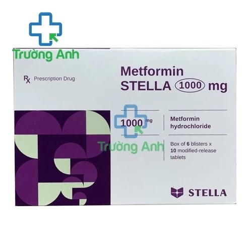 Metformin Stella 1000mg - Thuốc điều trị bệnh đái tháo đường hiệu quả