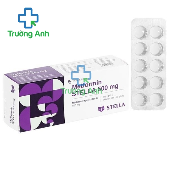 Metformin STELLA 500mg - Thuốc điều trị tiểu đường hiệu quả