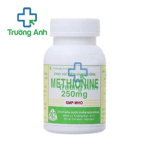Methionin 250mg Mekophar (viên nén) - Thuốc điều trị quá liều paracetamol