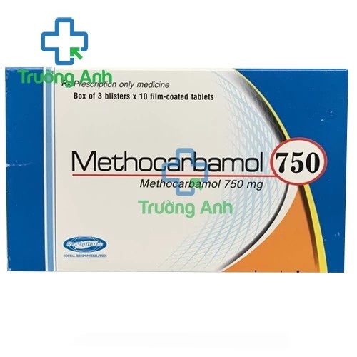 Methocarbamol 750 Savi - Thuốc điều trị giảm đau do co thắt cơ