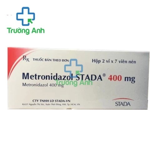 Metronidazole 400mg stada - Thuốc điều trị nhiễm kí sinh trùng hiệu quả