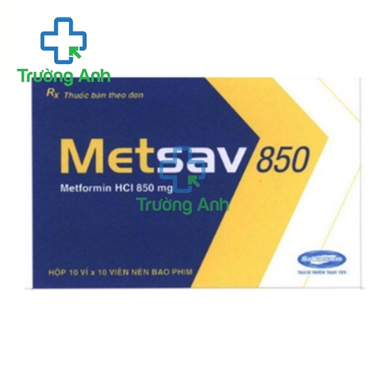 Metsav 850 Savipharm - Thuốc điều trị bệnh tiểu đường hiệu quả
