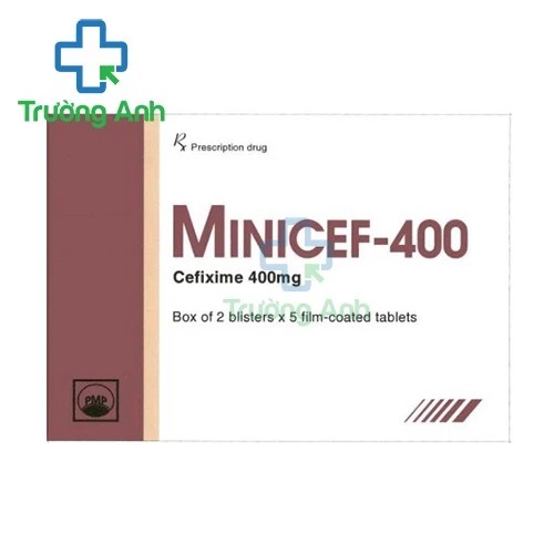 Minicef 400mg - Thuốc điều trị nhiễm khuẩn của Pymepharco