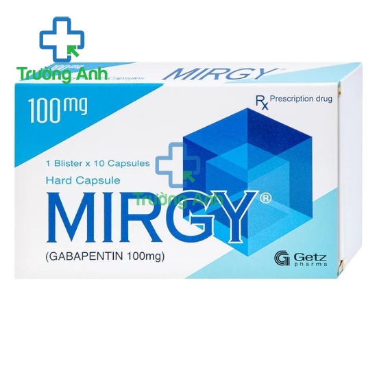Mirgy capsules 100mg - Thuốc điều trị động kinh và đau thần kinh của Pakistan