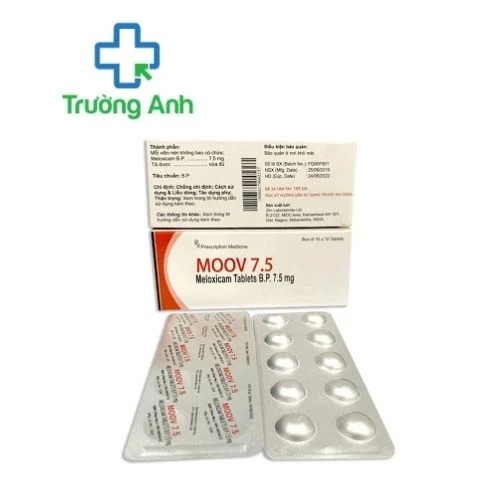 Moov 7,5mg - Thuốc điều trị các bệnh viêm khớp của Ấn Độ