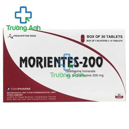 Morientes 200mg - Thuốc điều trị trầm cảm hiệu quả