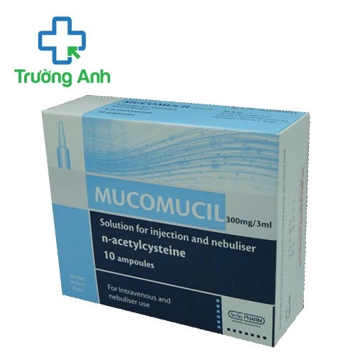 Mucomucil 300mg/3ml - Thuốc tiêu chất nhày hiệu quả