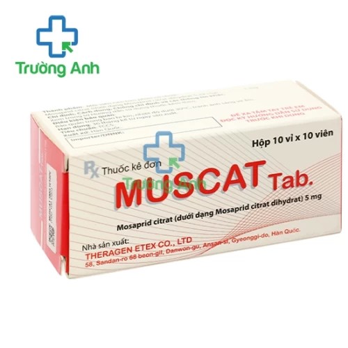 Muscat Tab - Thuốc điều trị triệu chứng đường tiêu hóa hiệu quả của Korea