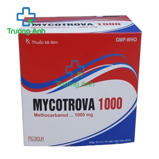 Mycotrova 1000 - Thuốc điều trị đau lưng cấp tính, đau do gãy xương