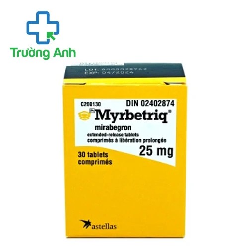 Myrbetriq 25mg - Thuốc điều trị tiểu gấp, tiểu són hiệu quả