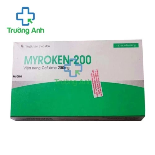 Myroken 200mg - Thuốc kháng sinh trị bệnh hiệu quả của Ấn Độ