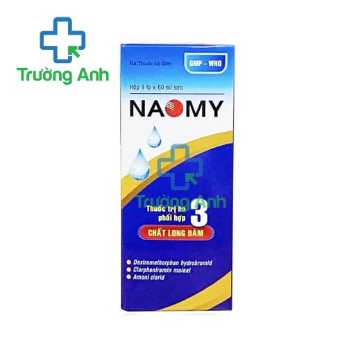 Naomy Syr.120ml - Thuốc trị ho hiệu quả của dược phẩm TW3