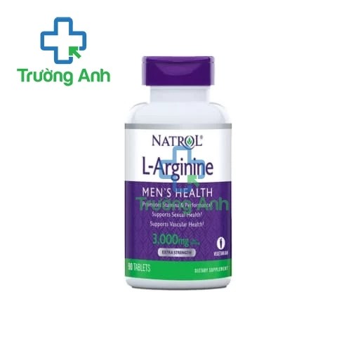 Natrol L-Arginine 3000mg - Thuốc điều trị tăng cường sinh lý phái mạnh hiệu quả