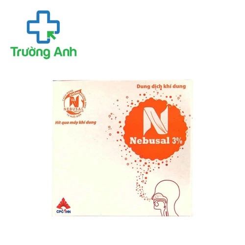 Nebusal 3% 5ml CPC1HN (khí dung) - Dung dịch khí dung vệ sinh mũi họng hiệu quả