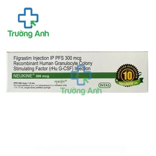 Neukine 300mcg Intas - Thuốc điều trị giảm bạch cầu trung tính