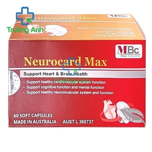 Neurocard Max - Hỗ trợ tuần hoàn máu và tạo máu cho cơ thể
