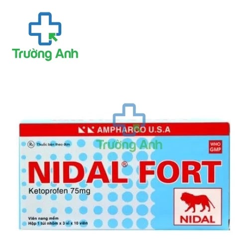 NIDAL FORT - Thuốc giảm đau chống viêm, điều trị viêm khớp hiệu quả