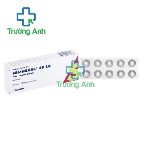 Nifehexal 30 LA - Thuốc dự phòng cơn đau thắt ngực hiệu quả