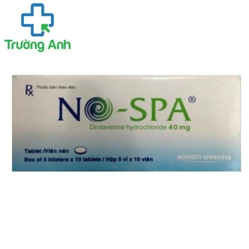 No-spa Tab.40mg - Thuốc điều trị các bệnh lý đường tiêu hóa hiệu quả