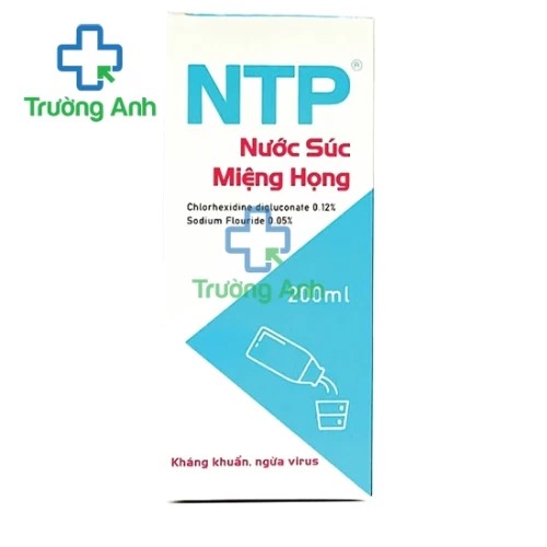Nước súc miệng họng NTP - Giúp phòng ngừa sự phát triển của vi khuẩn hiệu quả