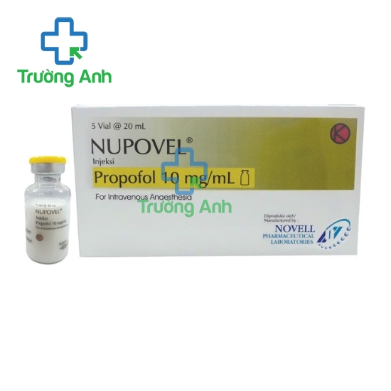 Nupovel 10mg/ml Novell - Thuốc gây mê hiệu quả