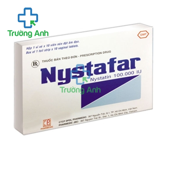 Nystafar 100000IU Pharmedic - Thuốc điều trị nhiễm Candida âm đạo hiệu quả